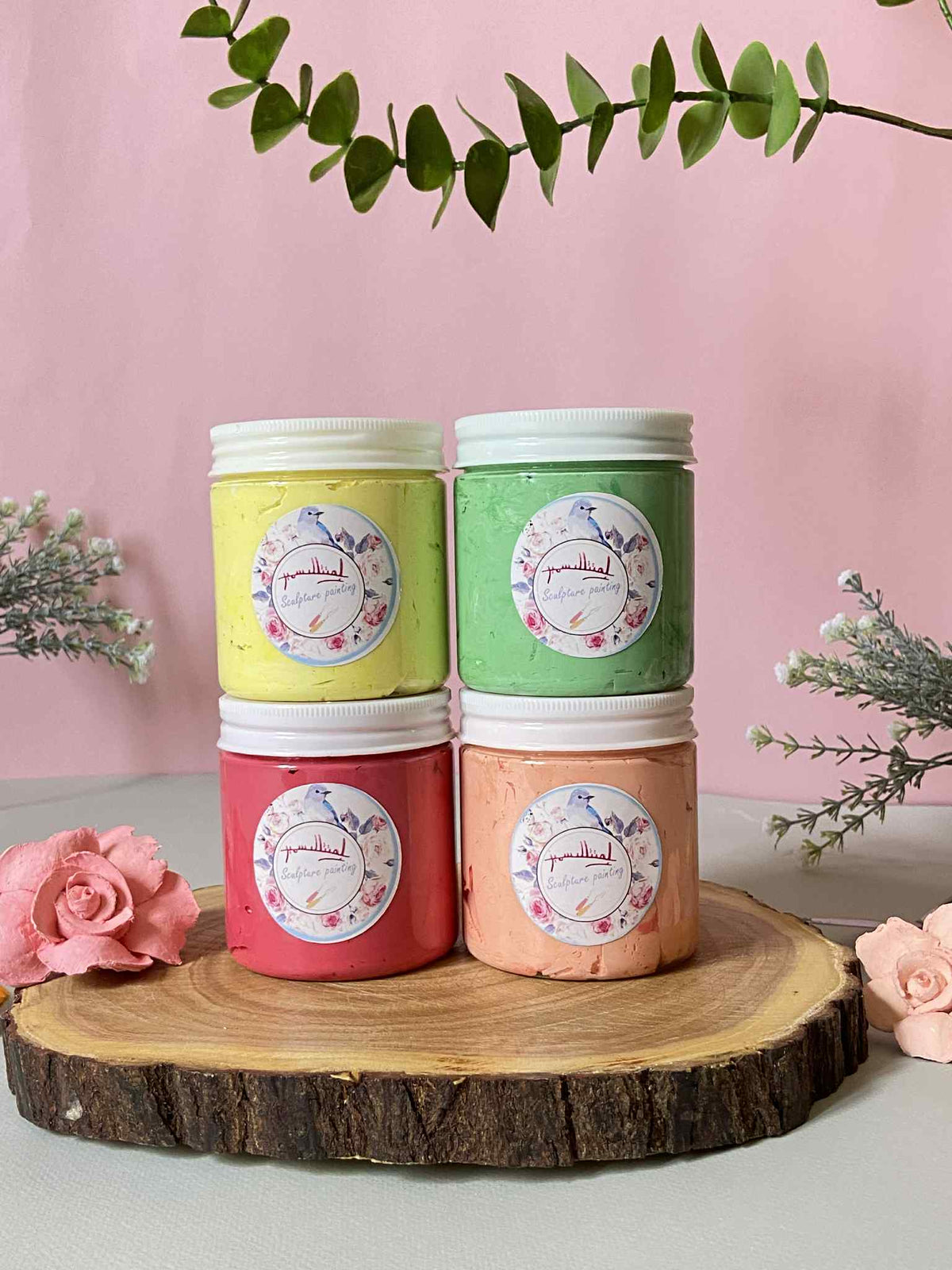 Summer Fruits sculpture painting paste