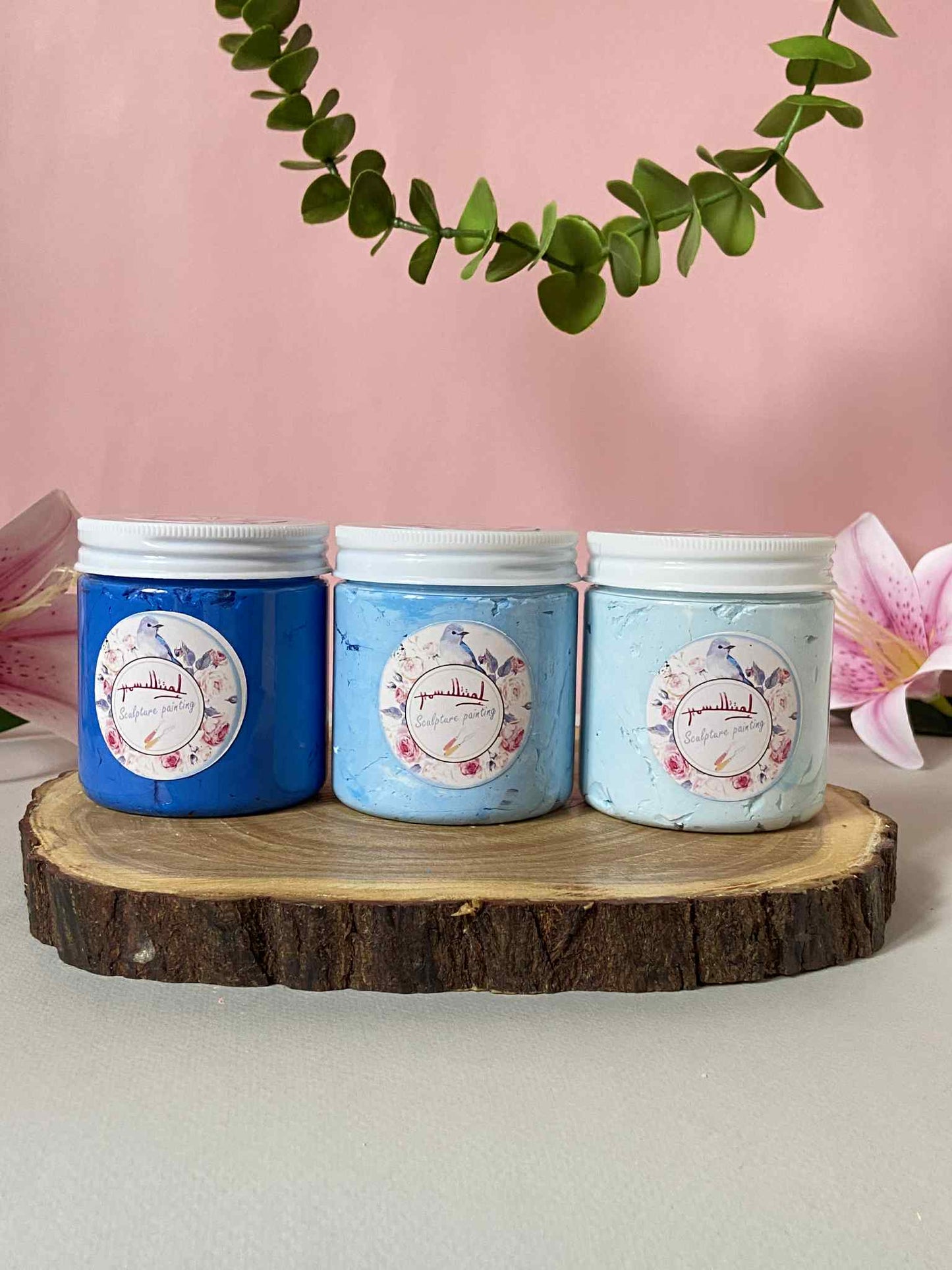 Blue degrade paste