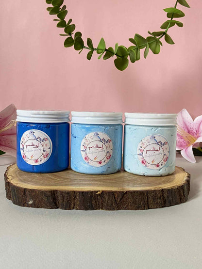Blue degrade paste