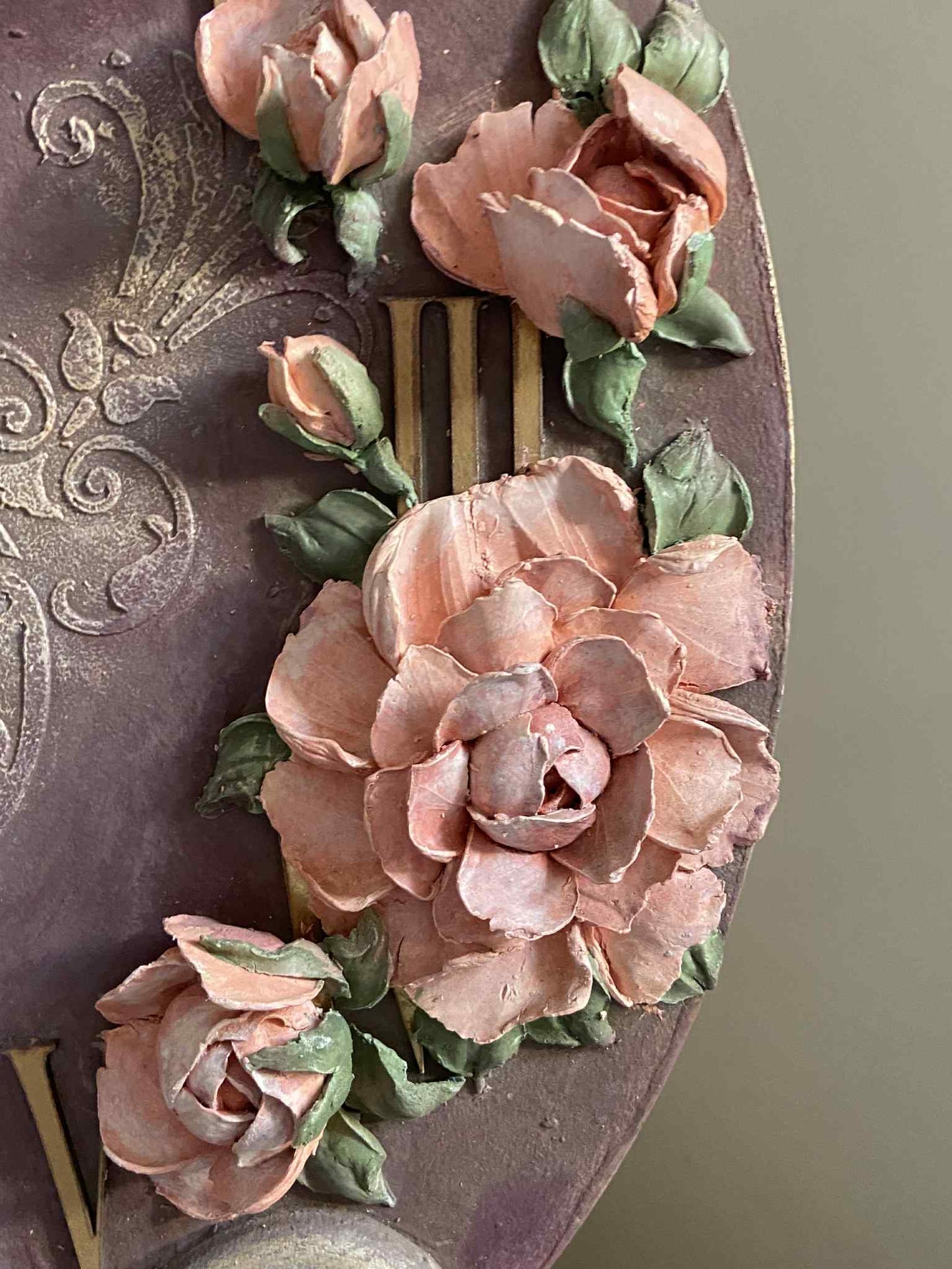 Royal purple clock 50 c.m