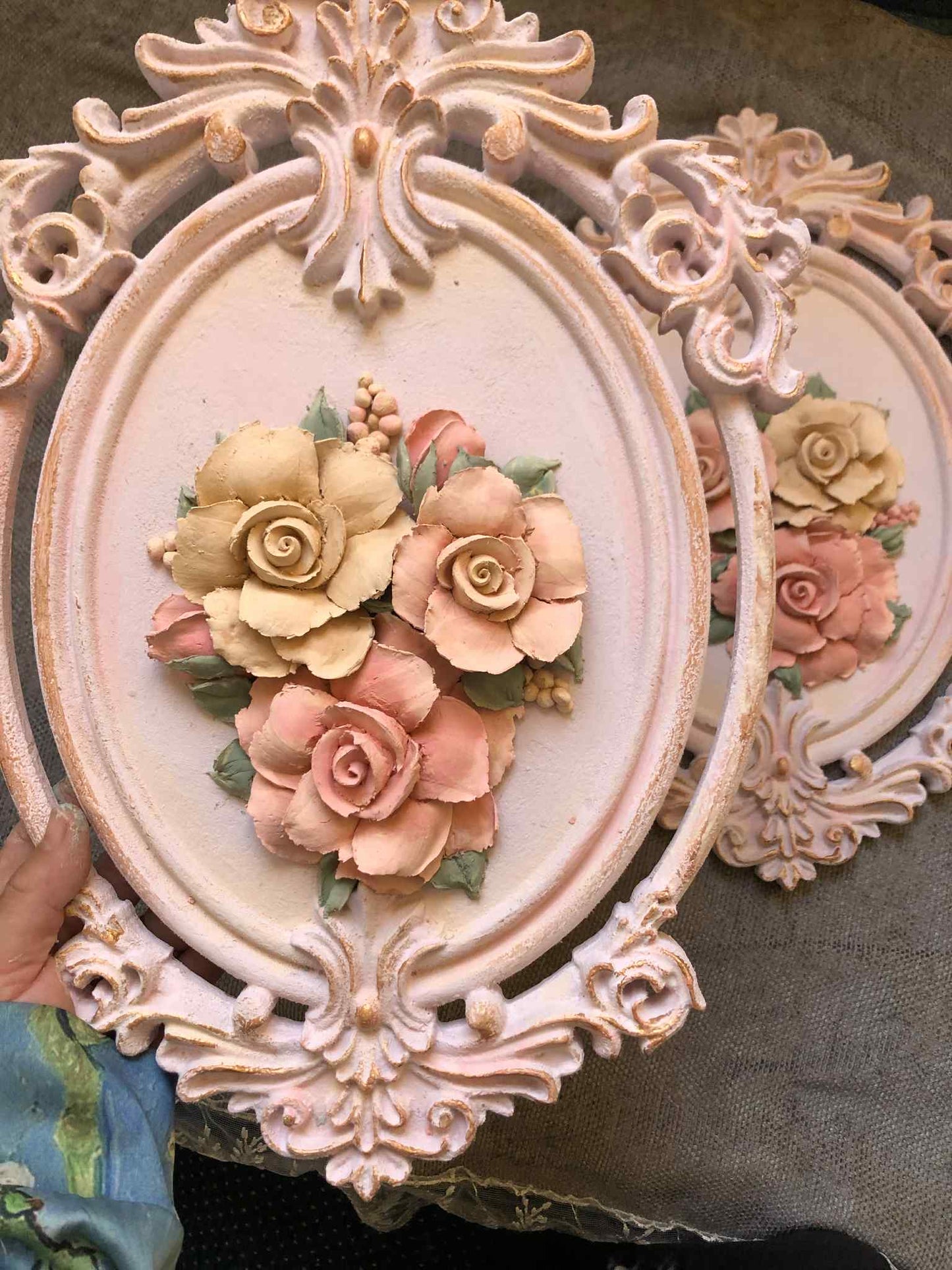 Pearl flowers tableau