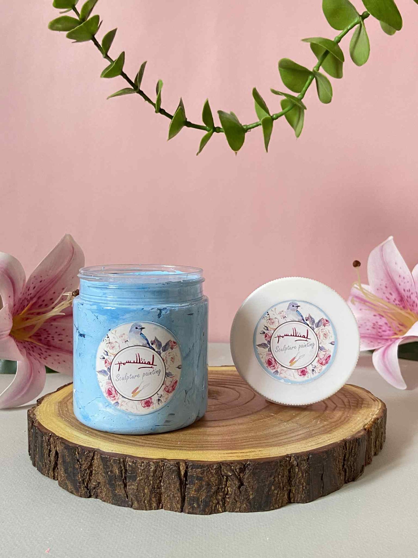 Blue degrade paste